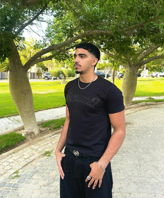 REGULAR FIT TEE DESIGN GRAY