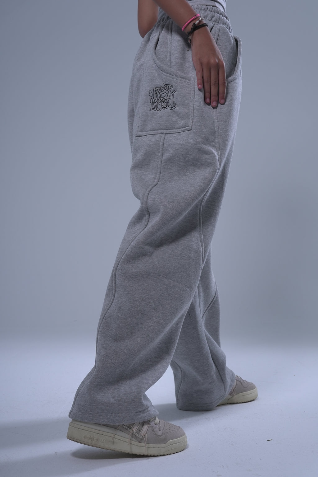 GREY PANTS,Elegant comfort