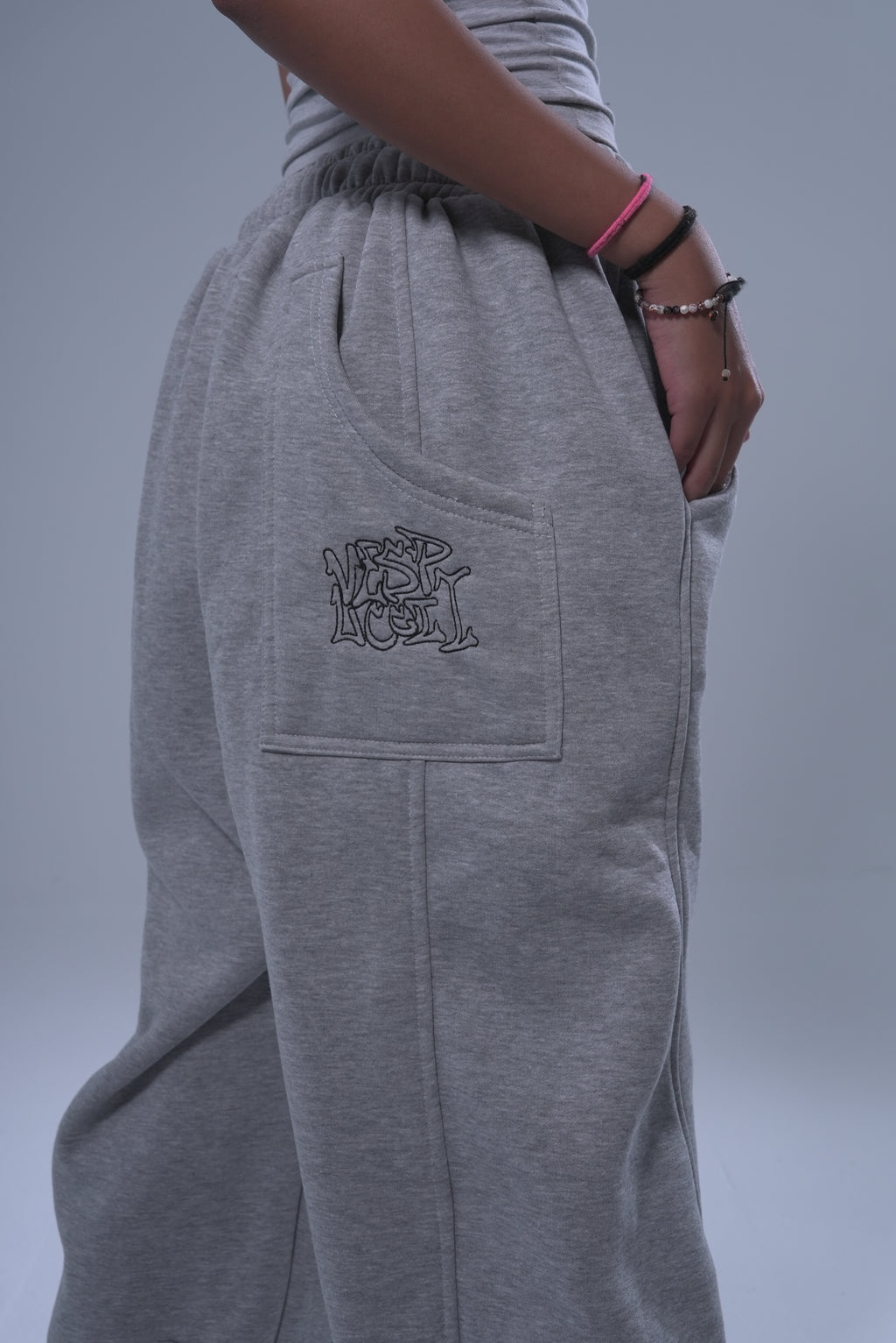 GREY PANTS,Elegant comfort