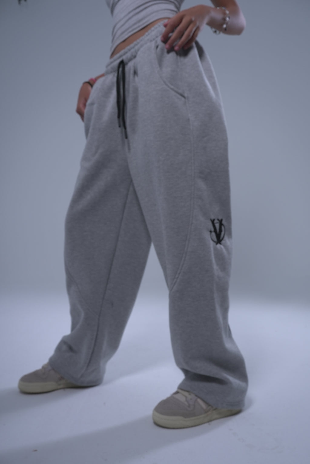 GREY PANTS,Elegant comfort