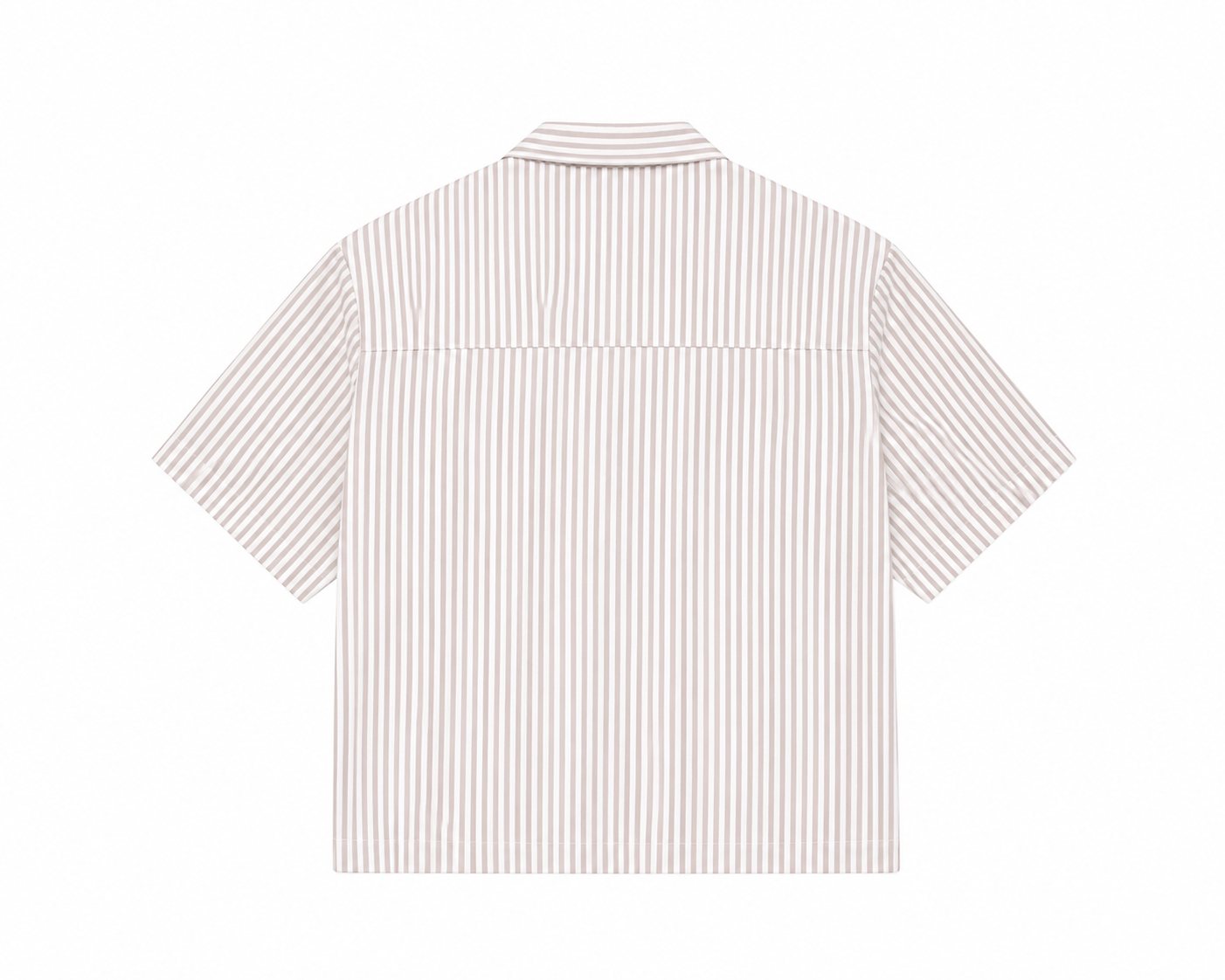 VESS BEIGE STRIPED SHIRT